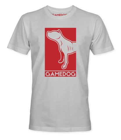 GAMEDOG™ Chinaman Portrait t-shirt in white with red block