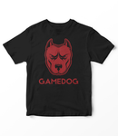 KIDS GAMEDOG™ Pitbull ICON T-Shirt - Black/Red