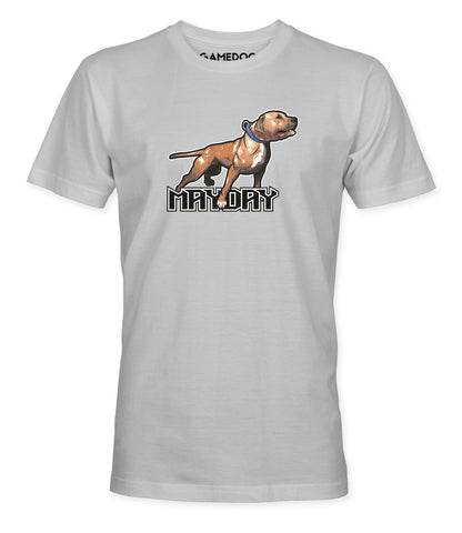 GAMEDOG™ MAYDAY Heritage t-shirt in WHITE